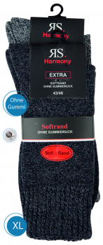 Baumwoll Socken Extra Weich | Anthrazit-Grau